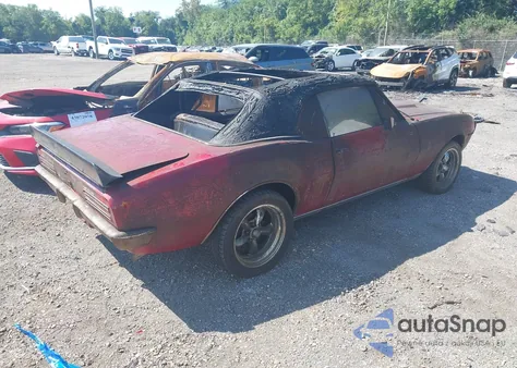 1967 Pontiac Firebird из США, поврежденный, VIN 223677U613259